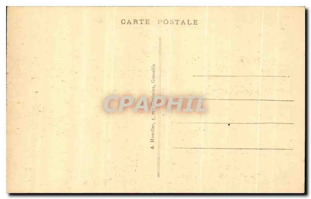 Pont-en-Royans — Alte Häuser am Bourne — Serie 5900-1 - Rückseite