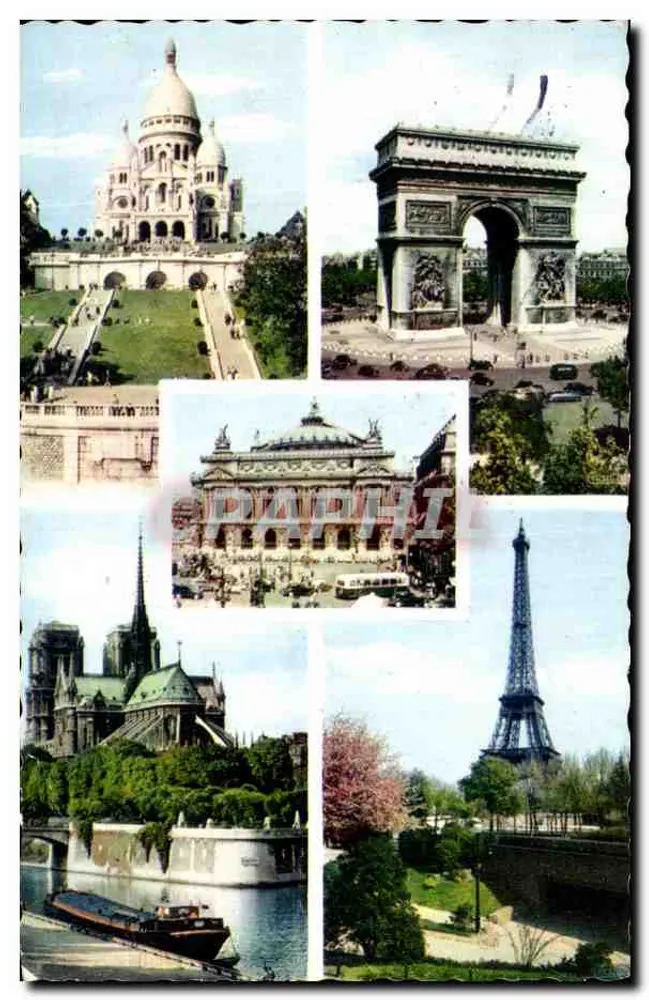 Paris — Wichtige Sehenswürdigkeiten — Éditions Mexichrome - Vorderseite