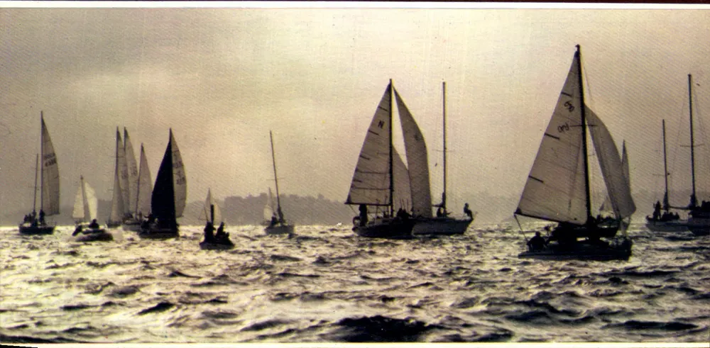 Zeilenrace — Aanvang van de race — Uitgaven Le Doaré - Voorkant