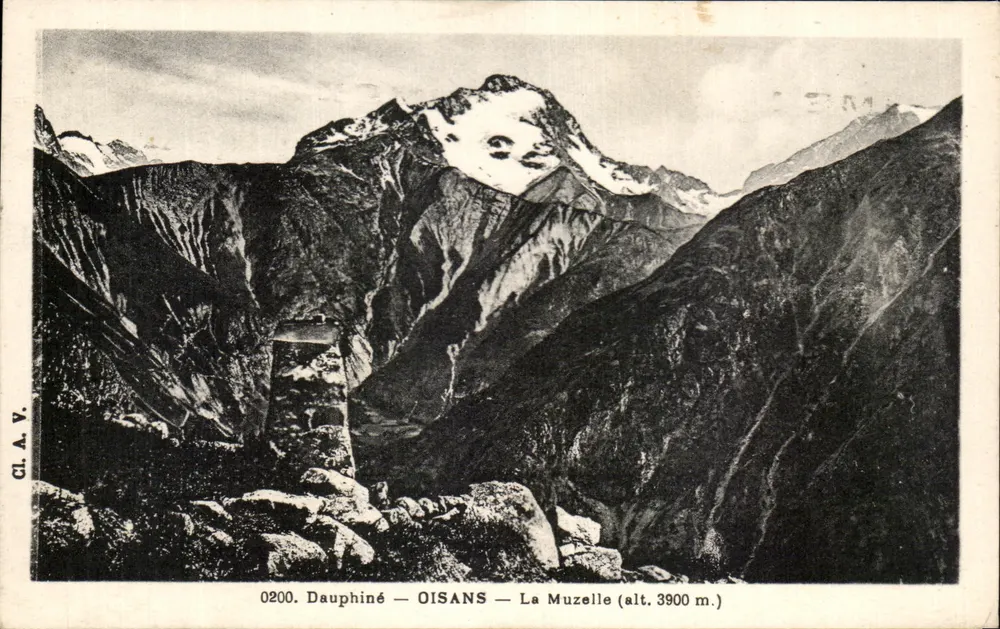 Dauphiné — Oisans — La Muzelle (alt. 3900 m.) — Cl.A.V. n° 0200 - Frente