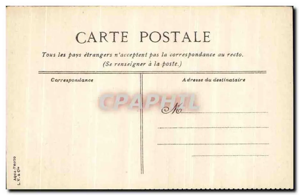 Estátua de Robert Surcouf — Saint-Malo — editada por L.V. & Cie - Verso