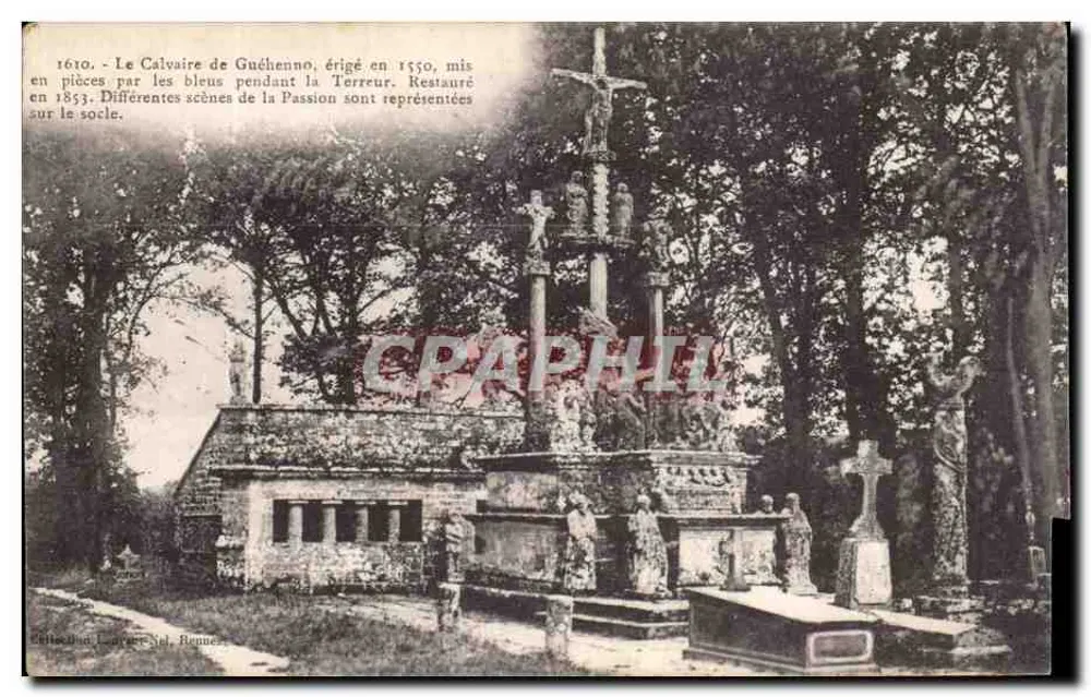 ग्यूएनो के कैल्वेयर — 1550 में बनाया गया, 1853 में नवीनीकृत — एडिटर: एल. लावर्न, रेन्स - आगे