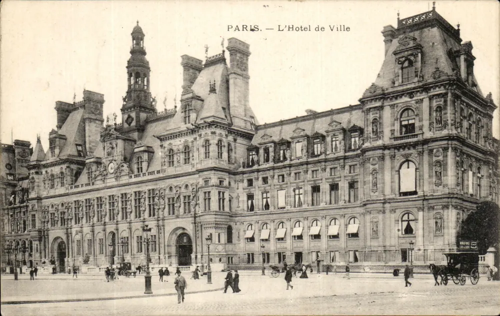 Paris — A Prefeitura — Editor não identificado, número de série não visível - Frente