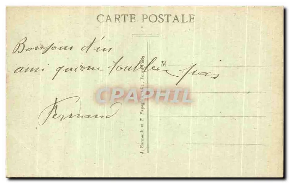 Paris — Place de la Bastille und Säule vom Juli — A P — Platz der Bastille und Säule vom Juli - Rückseite