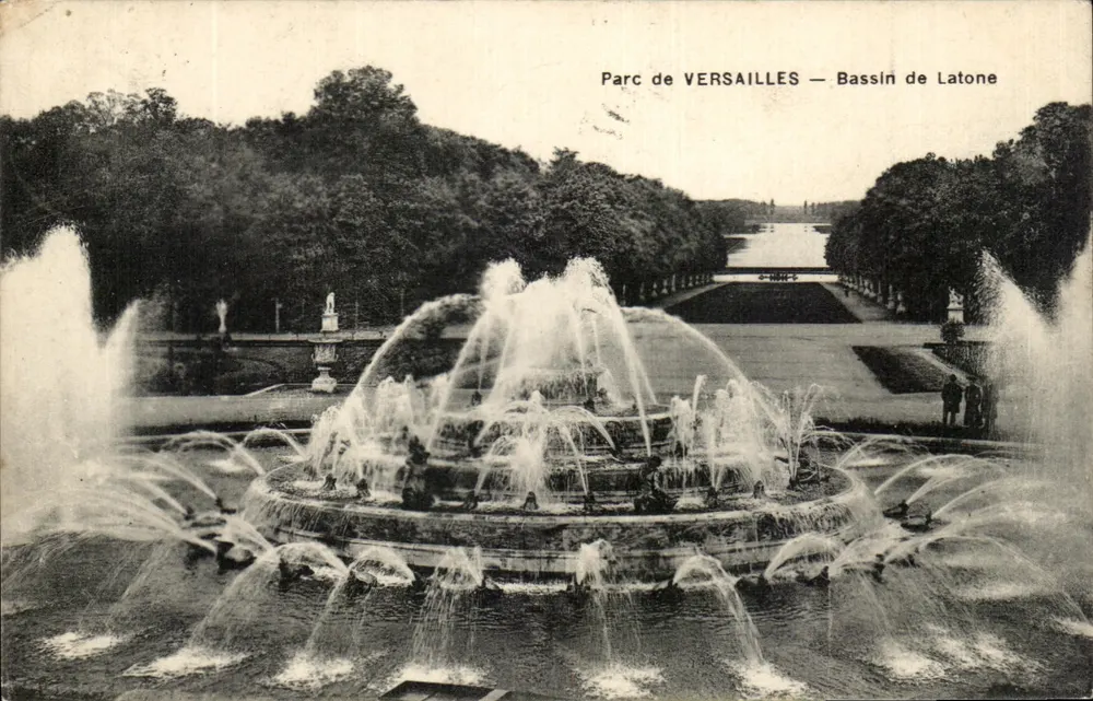 Parque de VERSAILLES — Bassin de Latone — Mme Moreau, edição Versailles - Frente