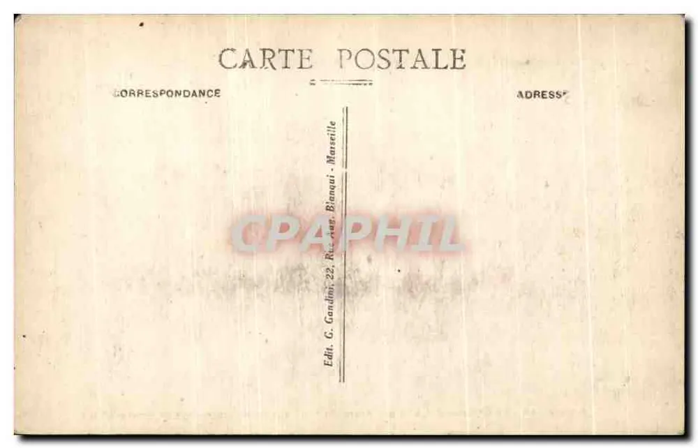 Marseille - O Castelo de If, construído por Francisco I e que serviu por muito tempo como prisão de Estado - Verso