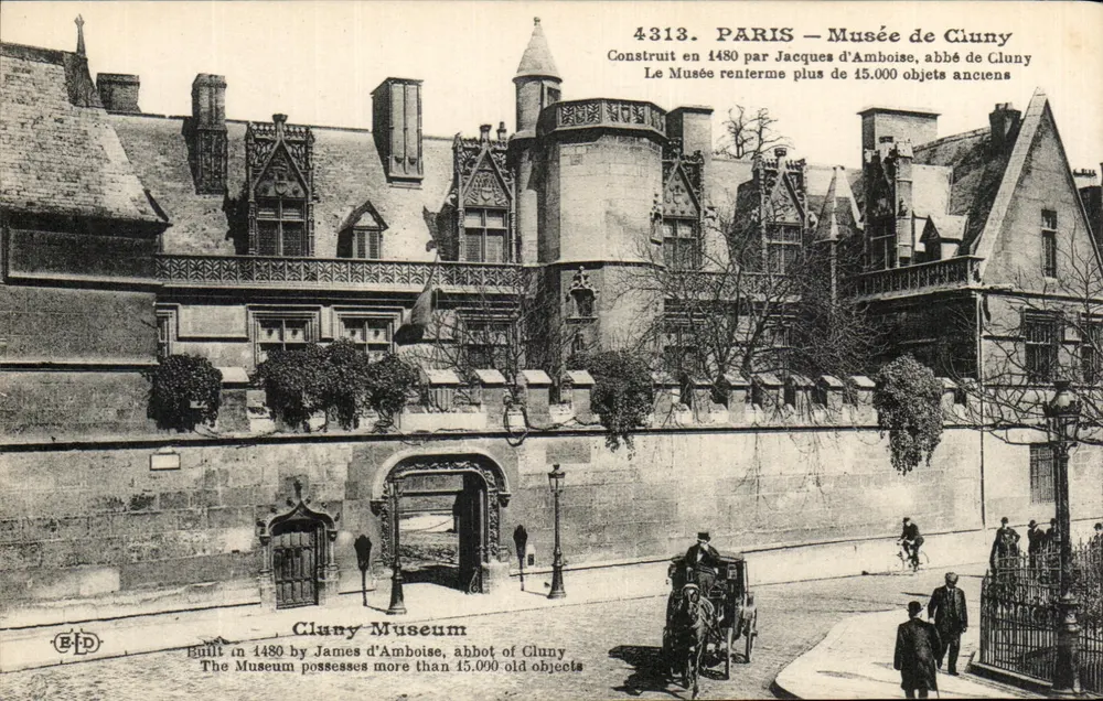 Paris — Museu de Cluny — Editor BPD, n° 4313 - Frente