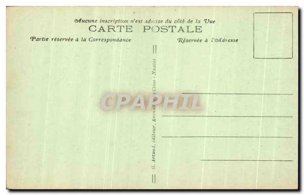 Lisieux — Südportal der Kathedrale Saint-Pierre — G. Artaud, Verleger, Nr. 55 - Rückseite