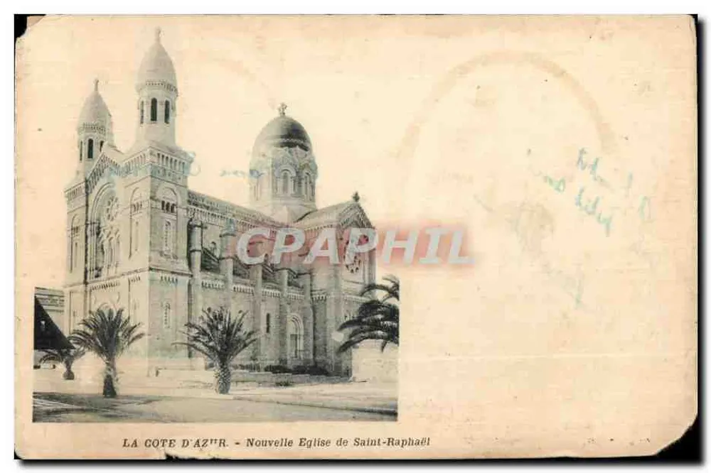 A Costa do Azul - Nova Igreja de Saint-Raphaël - Frente