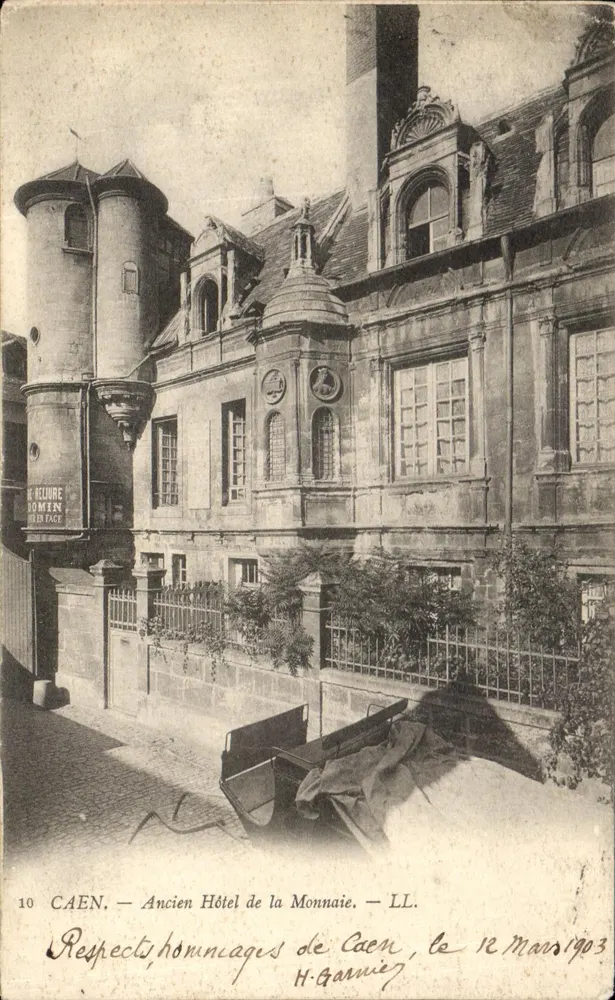Caen — Ancien Hôtel de la Monnaie — LL. — Verleger LL, Nr. 10 - Vorderseite
