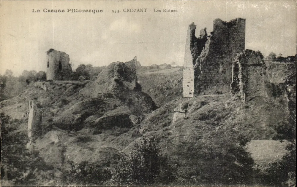 Die Ruinen — Crozant — 953 — La Creuse Pittoresque - Vorderseite
