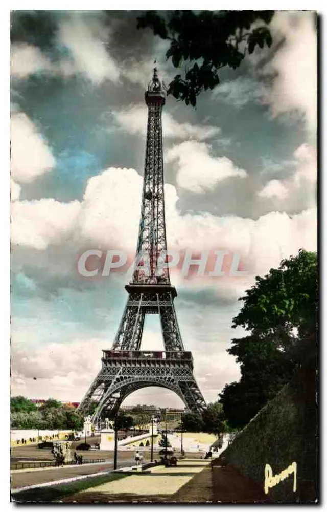 A Torre Eiffel — Paris — Éditions d'Art Bayhon - Frente