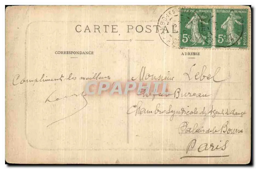 Cambo-les-Bains — Mont d'Arrain und die Nive — Édition Barbé-Larré - Rückseite