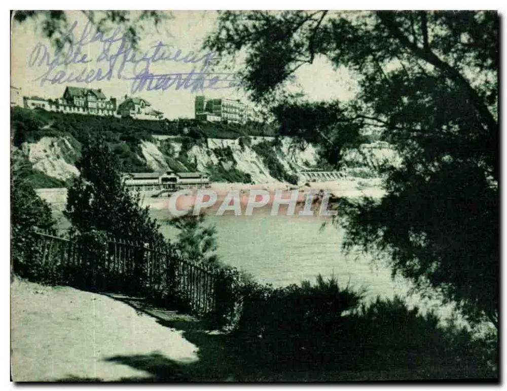 Biarritz (B.P.) — A Costa dos Bascos — Photolypie Marcel Debay, Bordeaux - Frente