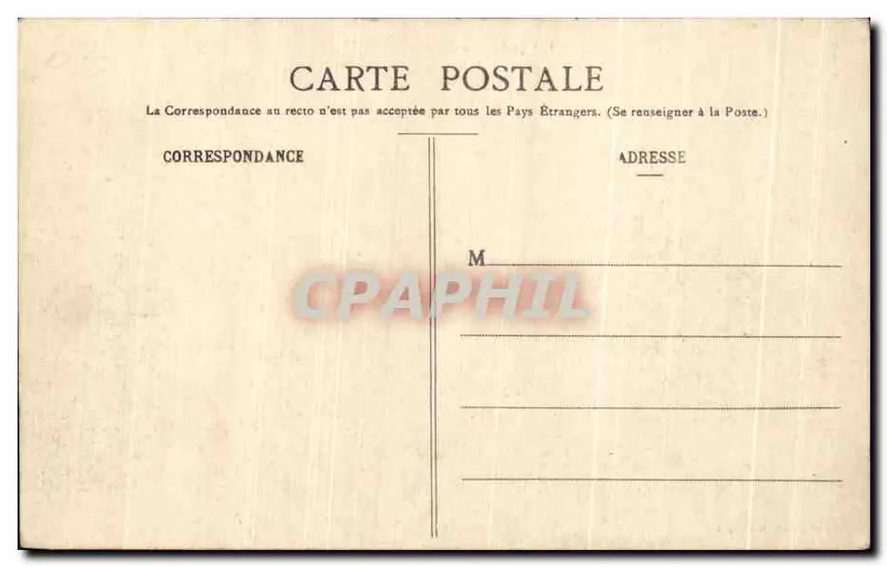 Montluçon - O Castelo - As Casernas — Cornuot e Michel, Montluçon - Verso