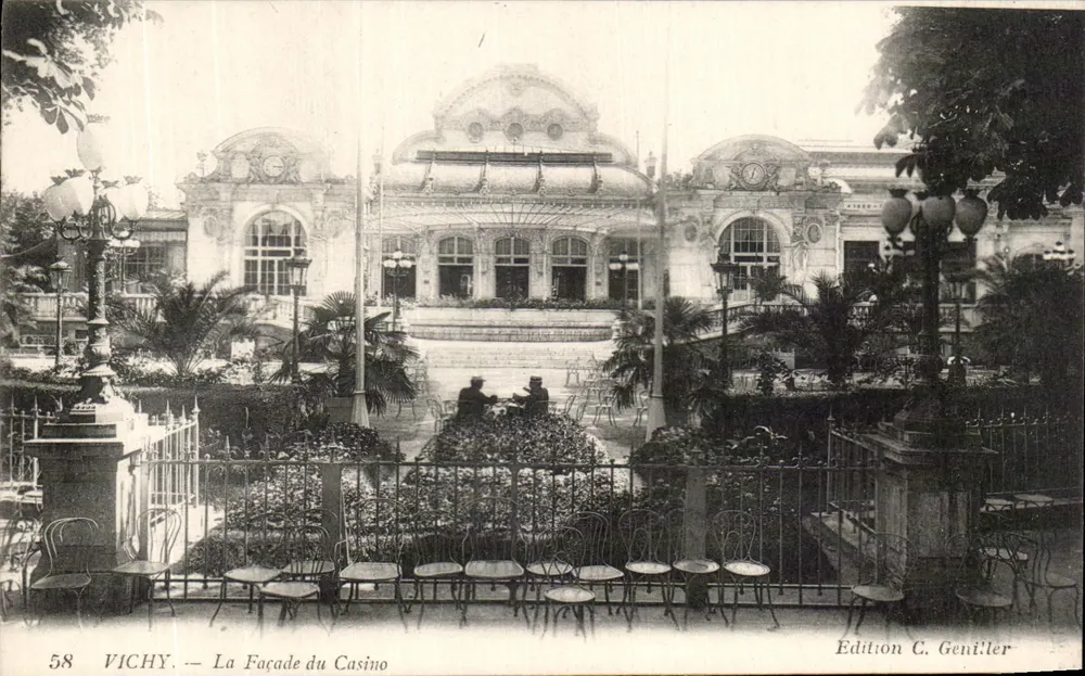 Vichy — Fronton Kasyna — Wydawnictwo C. Geniller - Awers
