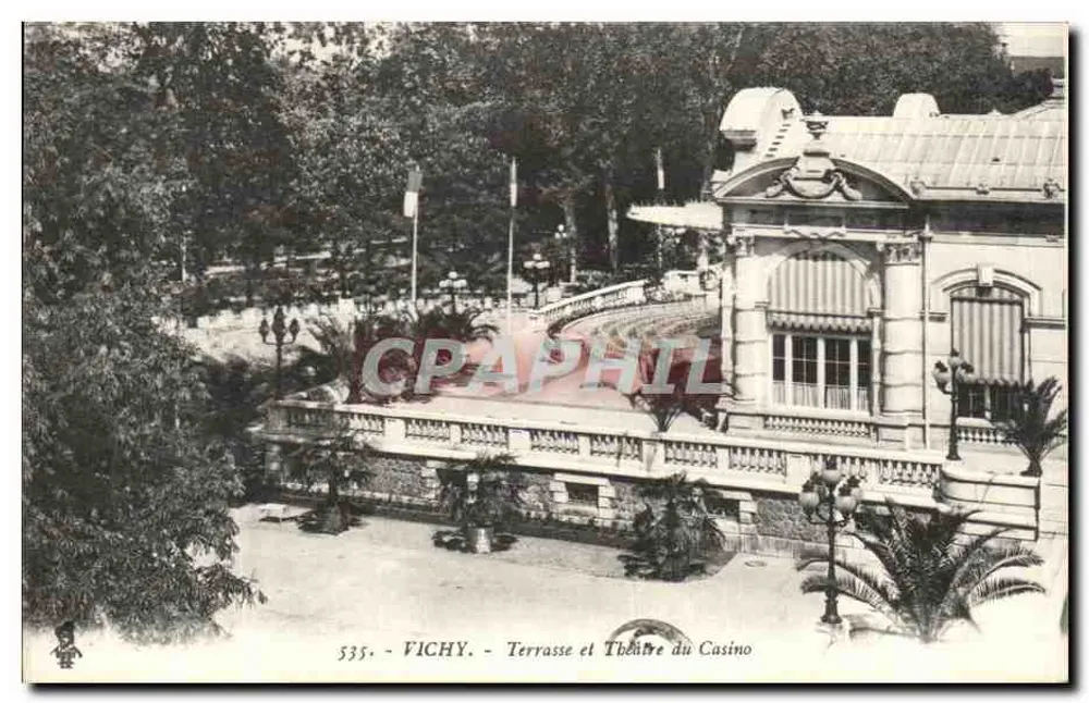 Vichy - Terrasse und Casino-Theater — n° 535 - Vorderseite