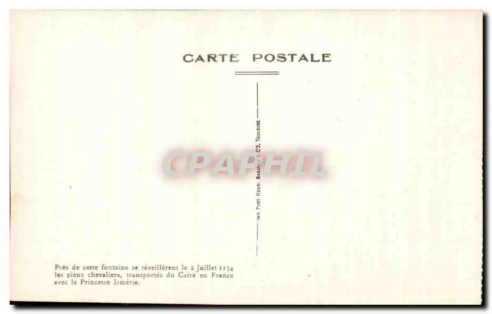 Notre-Dame-de-Liesse — Die Wunderquelle — Verlag M. L. Cabdo Liesse - Rückseite