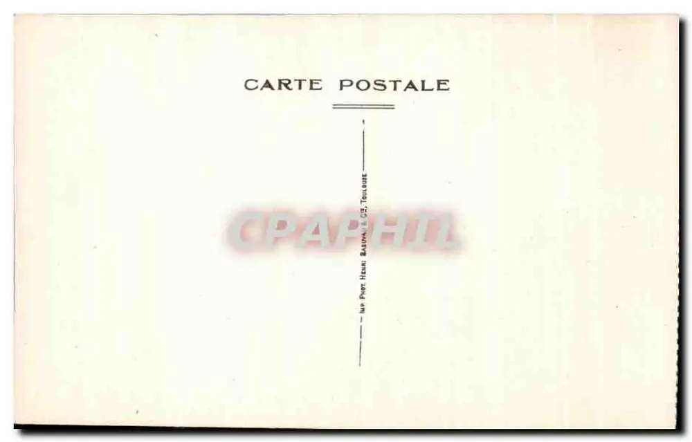 Notre-Dame-de-Liesse — Basílica e Prévôté — editor H. Phot. Henri Baudou & Cie, Toulouse - Verso