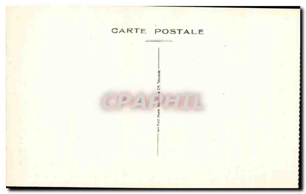 Estátua de Nossa Senhora de Liessé — editor: Fot. Henri Bacha & Cie, Toulouse - Verso