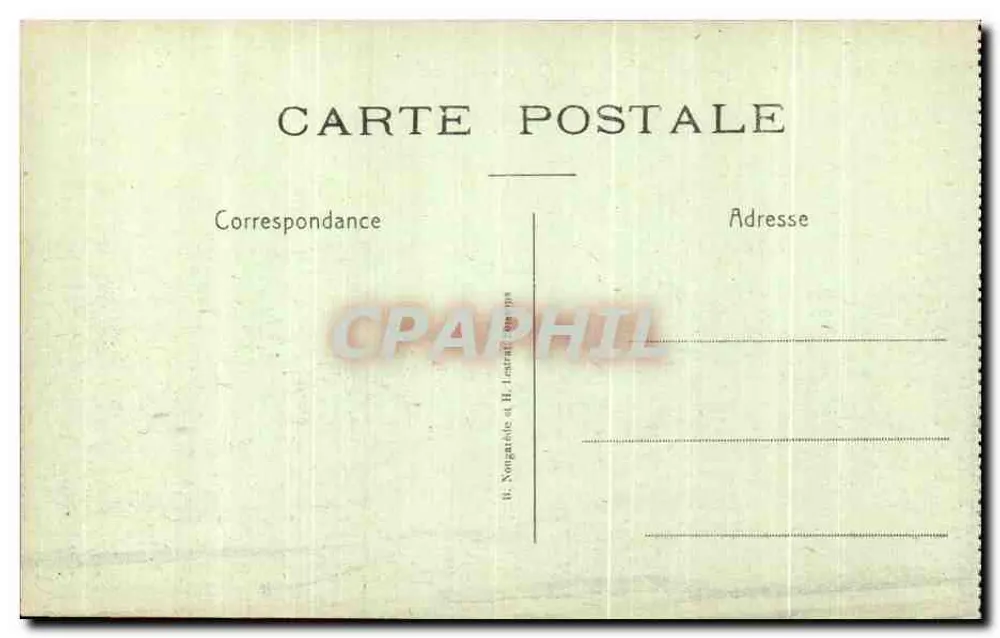 Plateau de Chaudun — Um Campo de Aviação — Nongarole e H. Lestrat - Verso