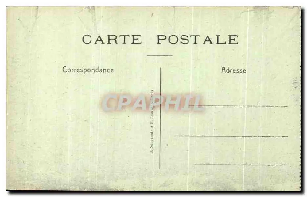 Saint-Pierre-Aigle — Eingang ins Dorf — B. Nougaret et B. Lestang, Nîmes - Rückseite