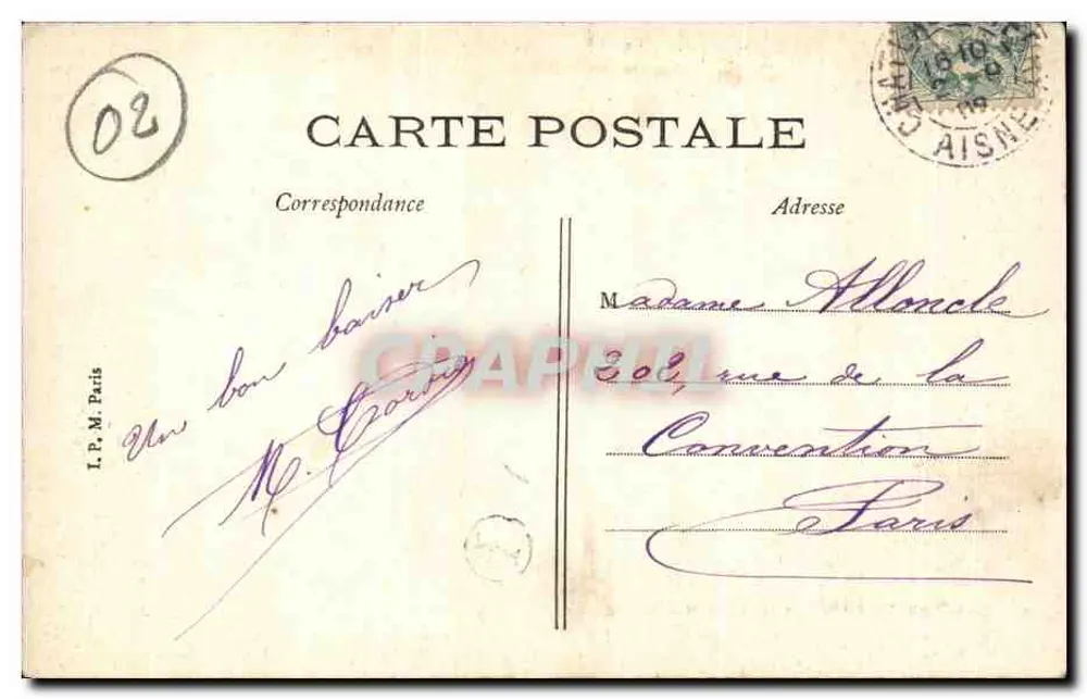 Château-Thierry — As Oubliettes do Castelo — Edit. J. Thil, Château-Thierry - Verso