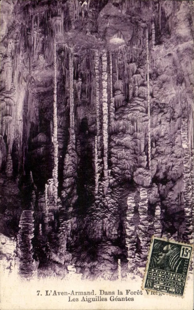 L'Aven-Armand. Die Riesenspitzen — In der Urwald — Verlag: G. P. L. Ed. (Nr. 7) - Vorderseite