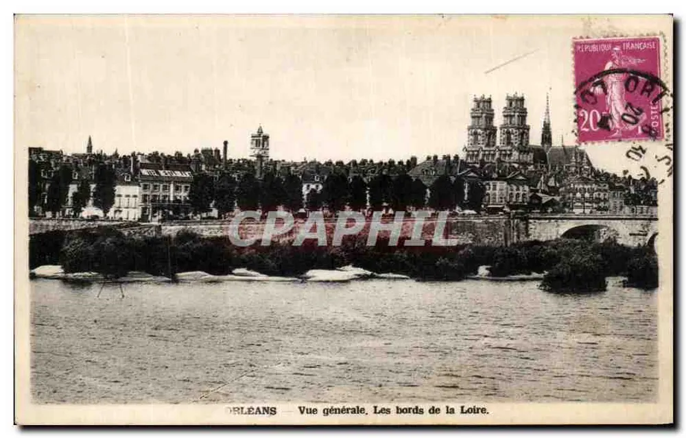 Orléans — Allgemeiner Blick. Die Ufer der Loire. — Verlag L. Lenormand, n° nicht sichtbar - Vorderseite