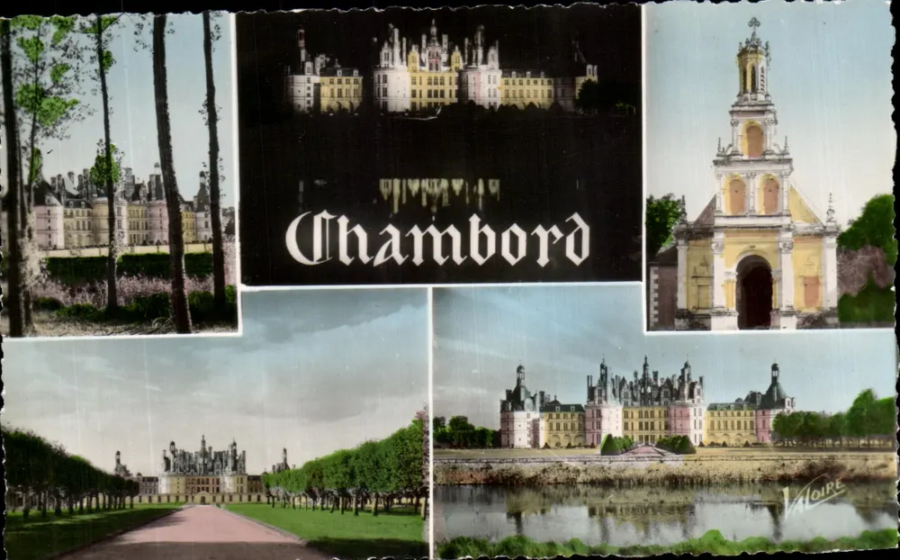 Chambord — Schloss und Kapelle — Verleger Valoire, n° 1.819 - Vorderseite