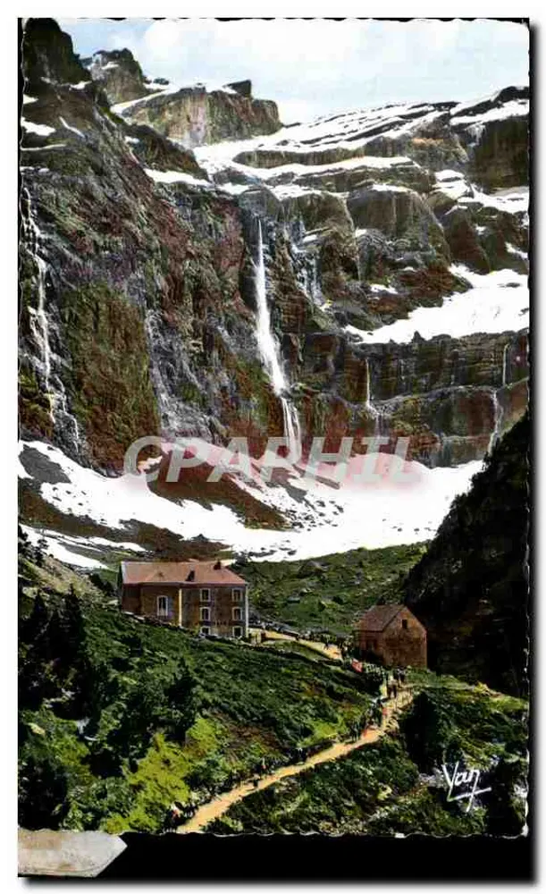Gavarnie — Wasserfall und Hotel du Cirque — Vay - Vorderseite