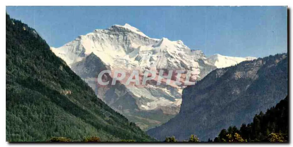 जंगफौरा — 4159 मीटर — इंटरलैकन, प्रकाशक कलर फोटो स्टम्प्फ & कं., संख्या 15 - आगे