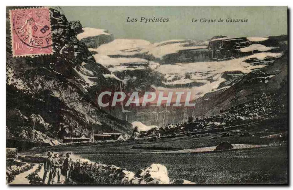 Os Pirineus — O Cirque de Gavarnie — Editor: ? (não visível) - Frente