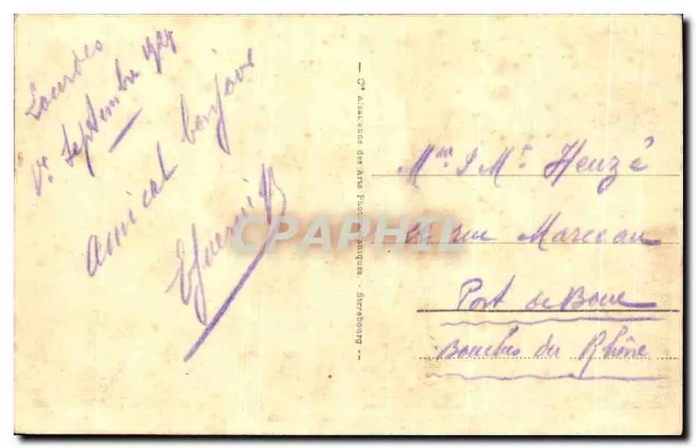 Lourdes - A Basílica e os Pirineus — editor Lourdes, n° 189 - Verso