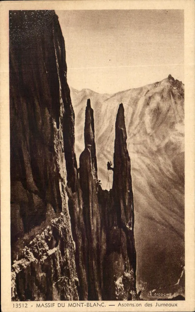 Mont-Blanc-Massiv — Besteigung der Zwillinge — A. Cigogne - Vorderseite