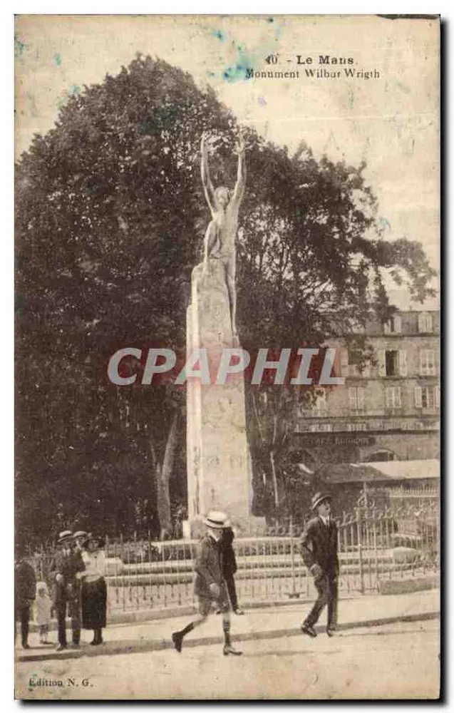 Le Mans - Monumento a Wilbur Wright - Edição N.G. - Frente