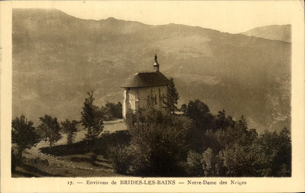 Umgebung von BRIDES-LES-BAINS — Notre-Dame des Neiges - Vorderseite