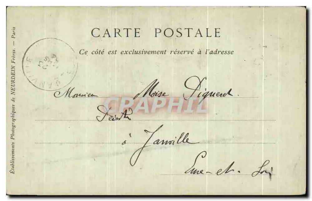 Chartres — Algemene Uitzicht genomen vanaf Cachambac — Collecties ND. Fot - Achterkant