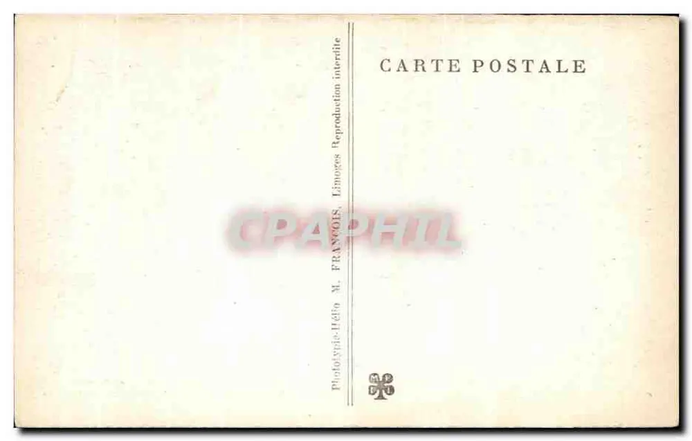 O Gouffre de Padirac (Lot) — A Fonte da Rio Subterrâneo — M. Franois, Limoges - Verso