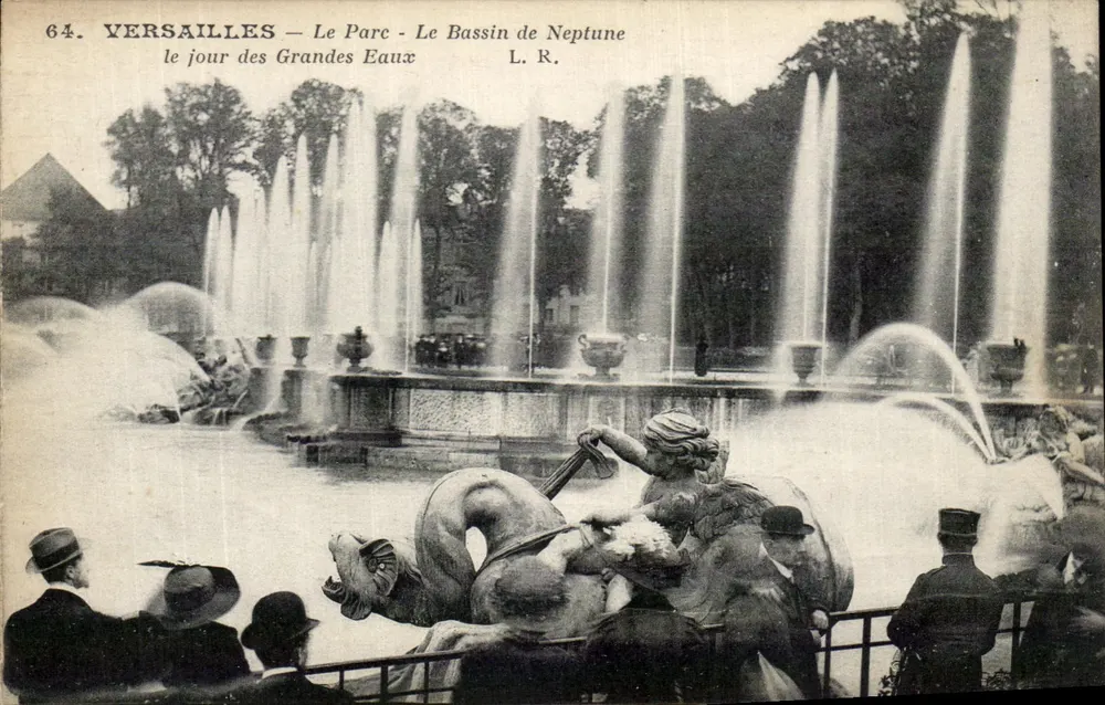 Versailles — Der Park - Der Bassin de Neptune — L.R. Nr. 64 - Vorderseite