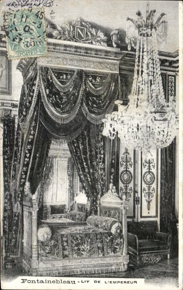 Fontainebleau - Leito do Imperador — Editor: N° 111-312 - Frente