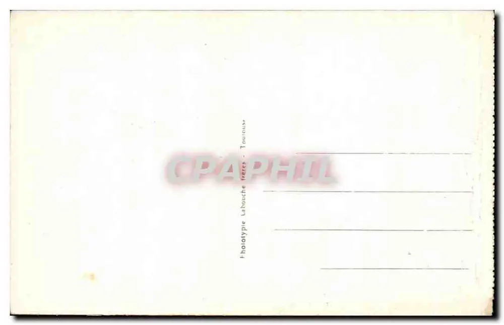 Biarritz - O Casino Bellevue — número de série 1186 - Verso