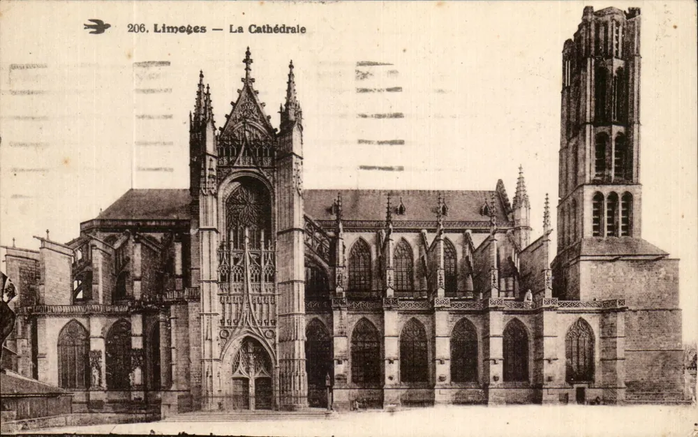 Limoges — A Catedral — Edições L'Écho de Limoges, n° 206 - Frente