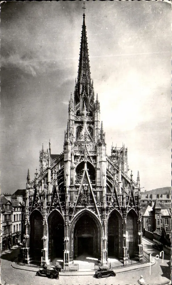 Rouen (Seine-Maritime) — Kościół św. Maclou — Wydawnictwo Art Martel, nr B. 1015 - Awers