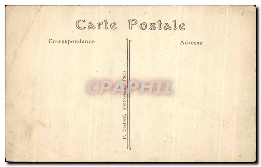 Le Curé de Pontoise — scène de sermon dans une église — éditeur E.M. n°2584 - Rückseite