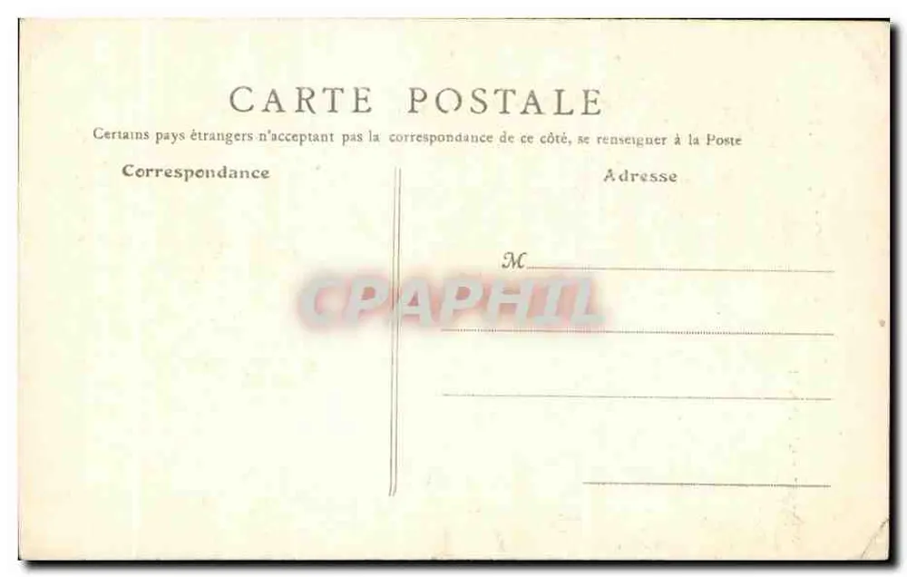 Chantilly - Castelo das Fontaines - Entrada principal — D. Dambly, imp. - Verso