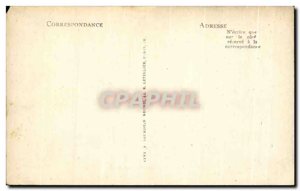 Palaise — Innenansicht des kleinen Bergfrieds — Verlag Letellier, Nr. 22 - Rückseite