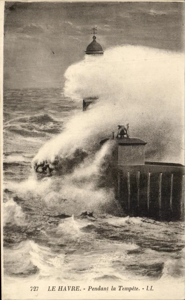Le Havre — Durante a Tempestade — LL, n°727 - Frente