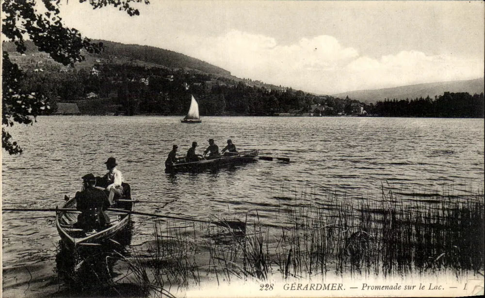 Gérardmer — Spaziergang am See — Verlag Gérardmer, Nr. 228 - Vorderseite