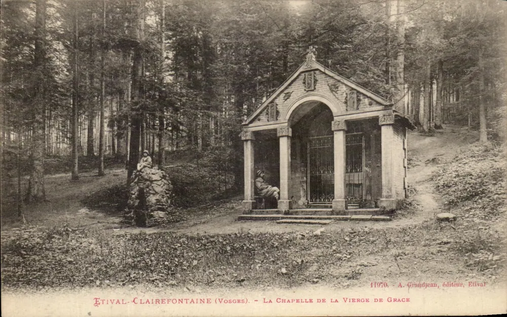 Etival-Clairefontaine (Vosges) — Die Kapelle der Jungfrau der Gnade — A. Grandjean, Verleger, Etival - Vorderseite